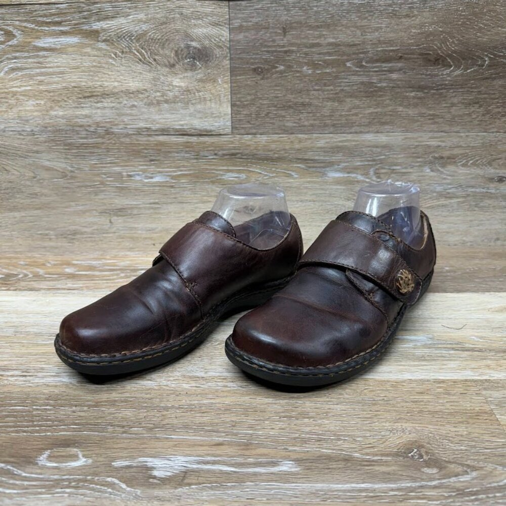 B.O.C. Born Concept Colleta T Moro Brown Leather Shoe Women's Size 9